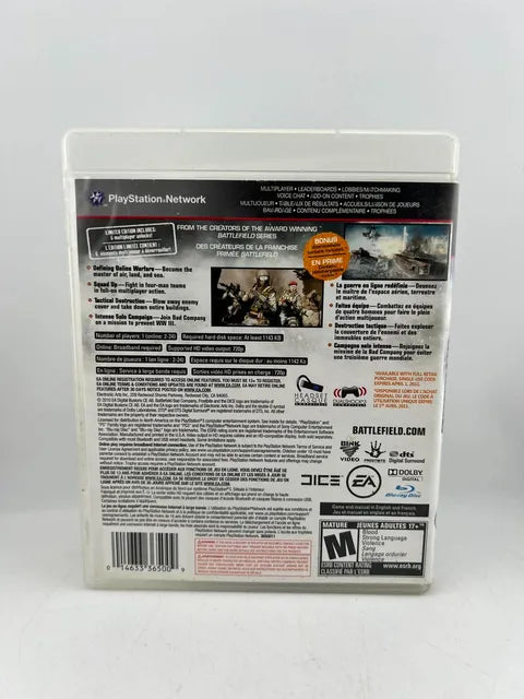 Battlefield: Bad Company 2 Limited Edition Playstation 3