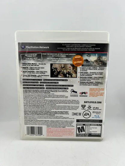Battlefield: Bad Company 2 Limited Edition Playstation 3