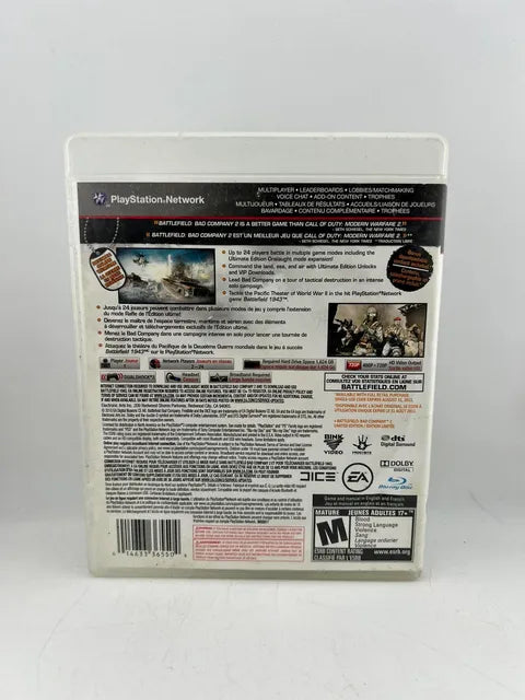 Battlefield Bad Company 2 Ultimate Edition Playstation 3 Ps3
