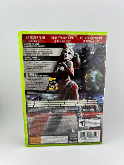 Batman Arkham City Game of the Year Edition Xbox 360 X360