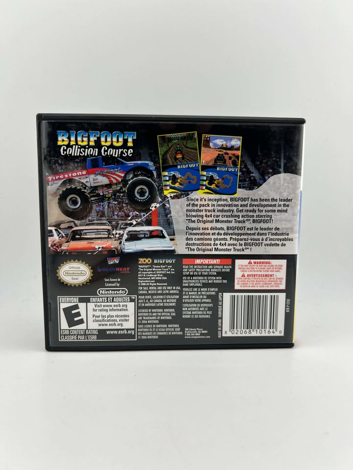 Bigfoot Collision Course Nintendo DS