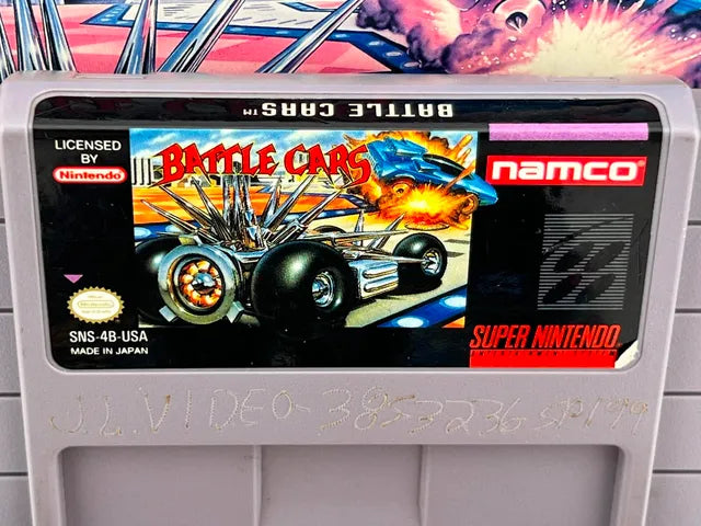 Battle Cars Super Nintendo Snes