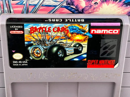 Battle Cars Super Nintendo Snes