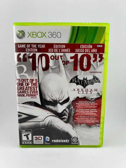 Batman Arkham City Game of the Year Edition Xbox 360 X360
