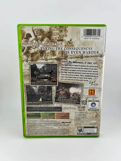 Brothers in Arms Earned in Blood Xbox