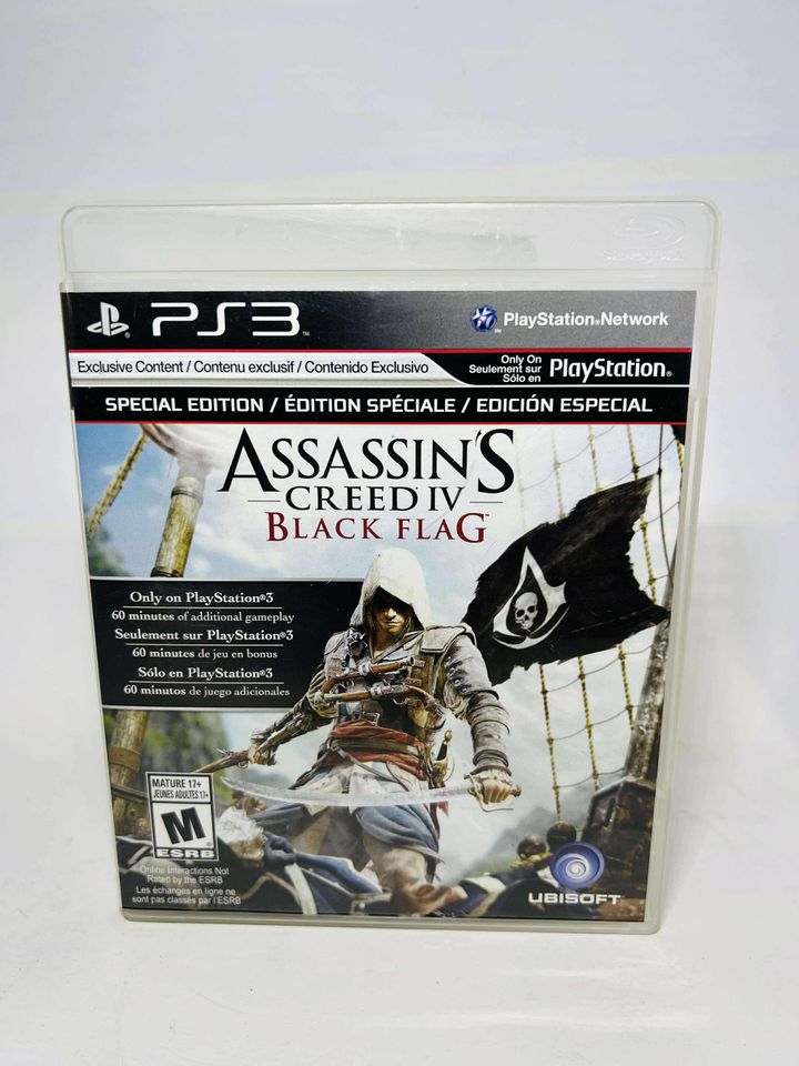 ASSASSIN'S CREED IV 4 BLACK FLAG PLAYSTATION 3 PS3 - jeux video game-x