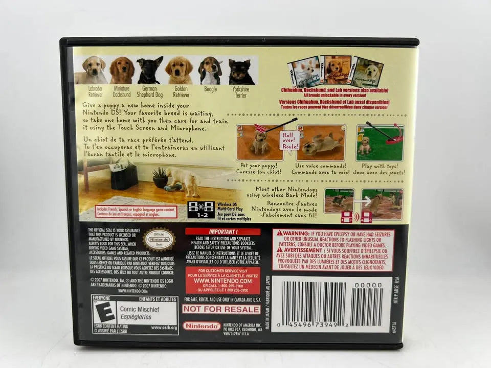Nintendogs Best Friends Nintendo DS