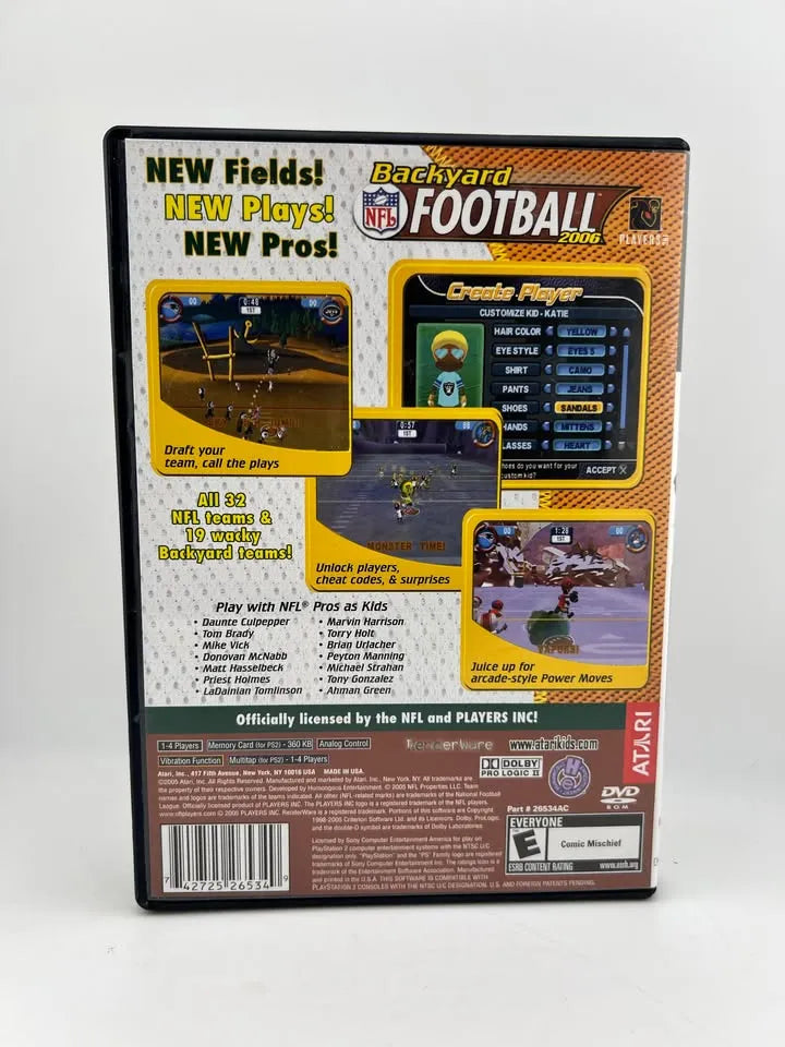 Backyard NFL Football 2006 Playstation 2 PS2