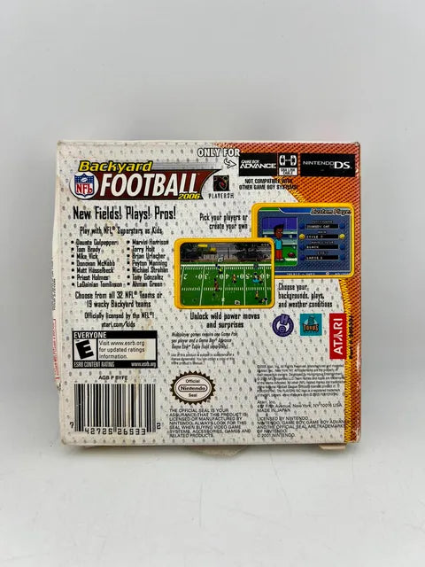 Backyard Sports Football 2006 Nfl Game Boy Advance Gba
