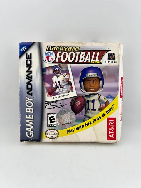 Backyard Sports Football 2006 Nfl Game Boy Advance Gba
