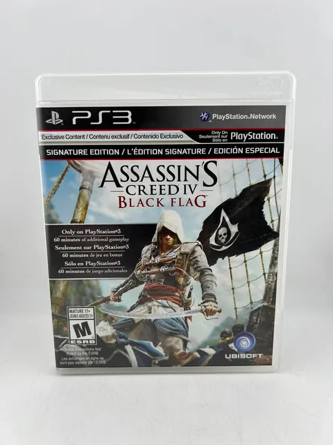 Assassin's Creed IV 4 Black Flag Signature Edition Playstation 3 PS3