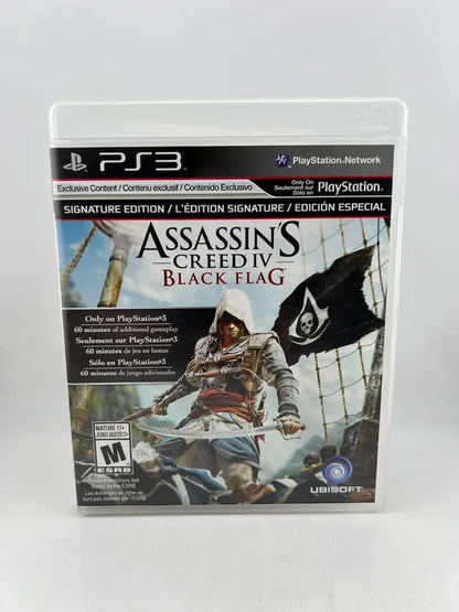 Assassin's Creed IV 4 Black Flag Signature Edition Playstation 3 PS3