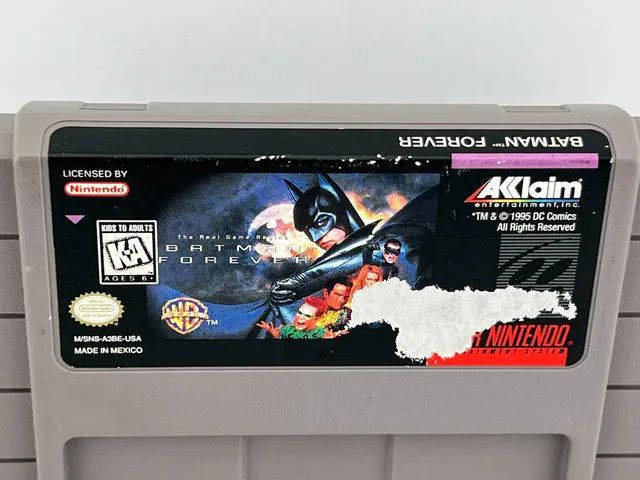 Batman Forever Super Nintendo SNES