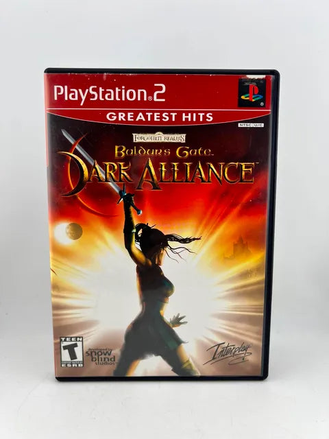 Baldur's Gate Dark Alliance Greatest Hits Playstation 2 Ps2