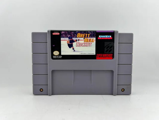 Brett Hull Hockey Super Nintendo Snes