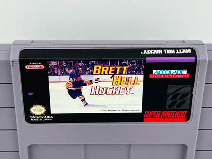 Brett Hull Hockey Super Nintendo Snes