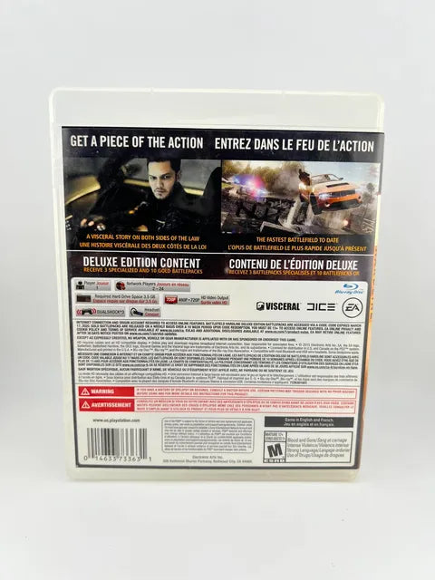 Battlefield Hardline Deluxe Edition Playstation 3 PS3