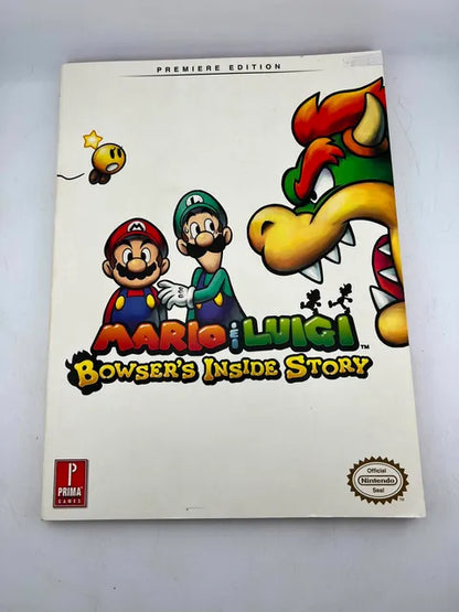 Mario & Luigi Bowser's Inside Story Prima Premiere Edition Strategy Guide