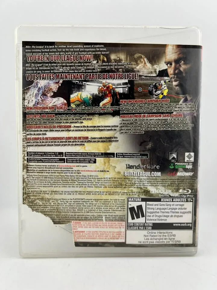 Blitz The League II 2 Playstation 3 PS3