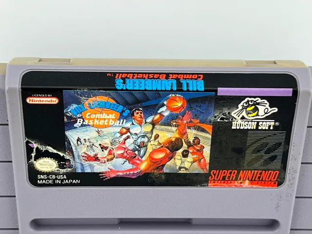 Bill Laimbeer's Combat Basketball Super Nintendo Snes