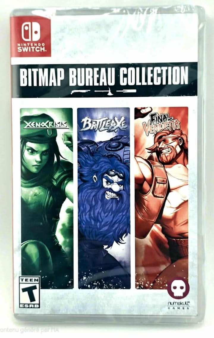 Bitmap Bureau Collection Nintendo Switch jeux video game-x