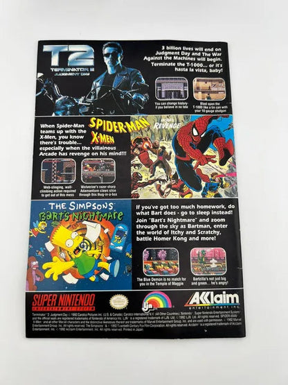 The Simpsons Bart's Nightmare Super Nintendo SNES