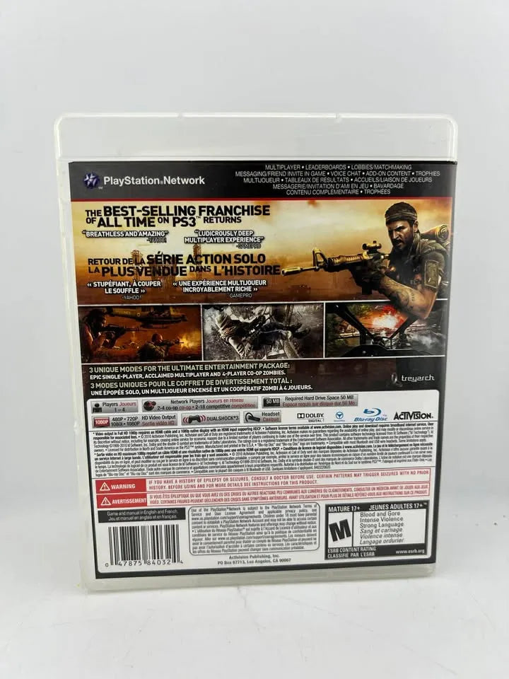 Call of Duty Black Ops Playstation 3 PS3