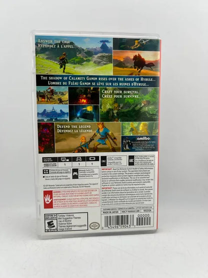 The Legend of Zelda Breath of the Wild Nintendo Switch