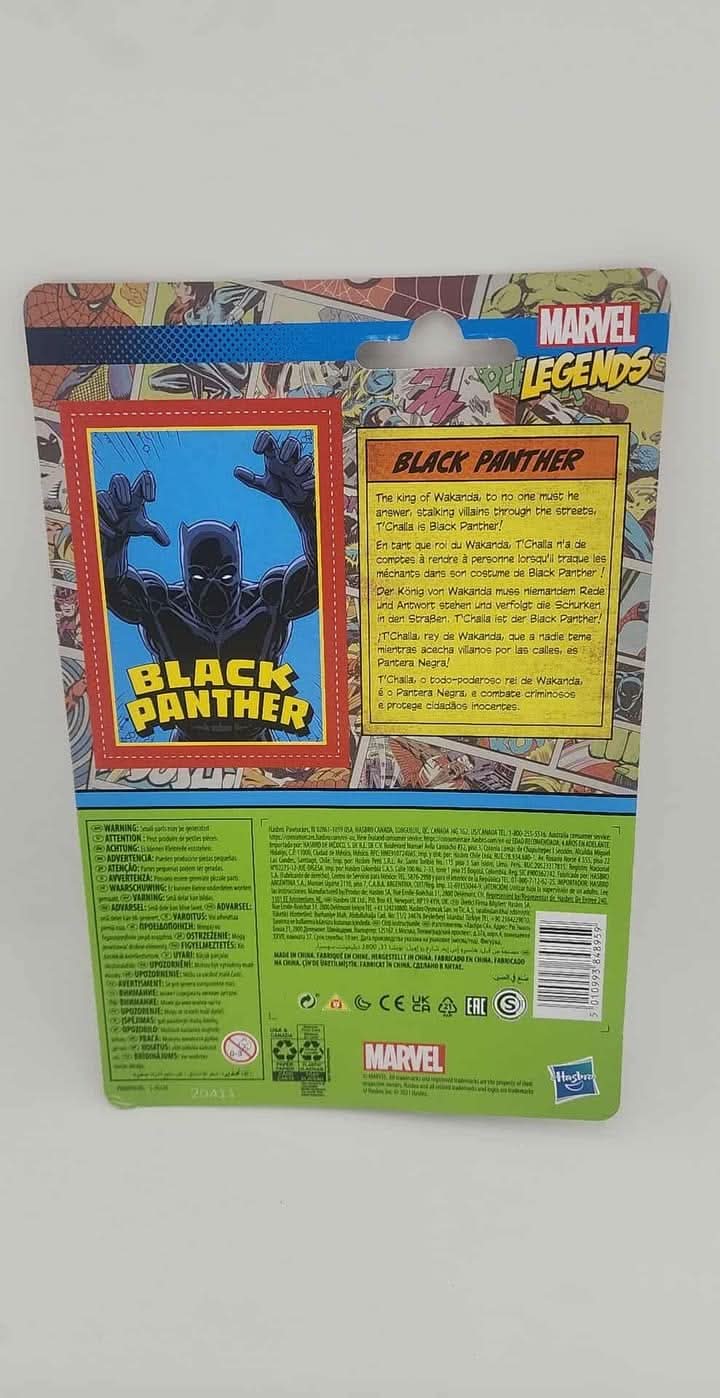 FIGURINE Marvel: Legends Series Black Panther Kids Toy Action Figure Hasbro
