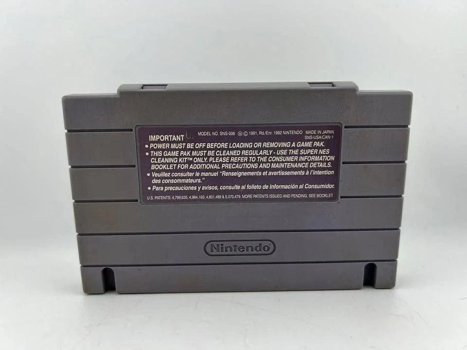 Brett Hull Hockey Super Nintendo Snes