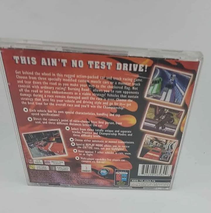 Burning Road Playstation PS1 sony