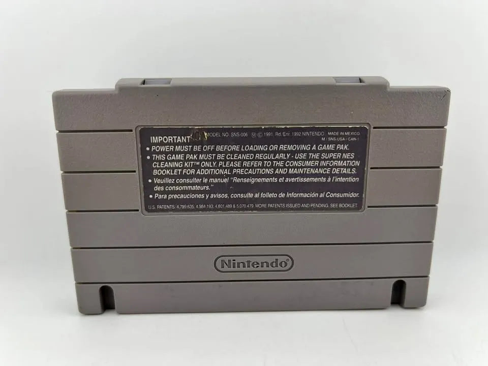 Brett Hull Hockey Super Nintendo Snes