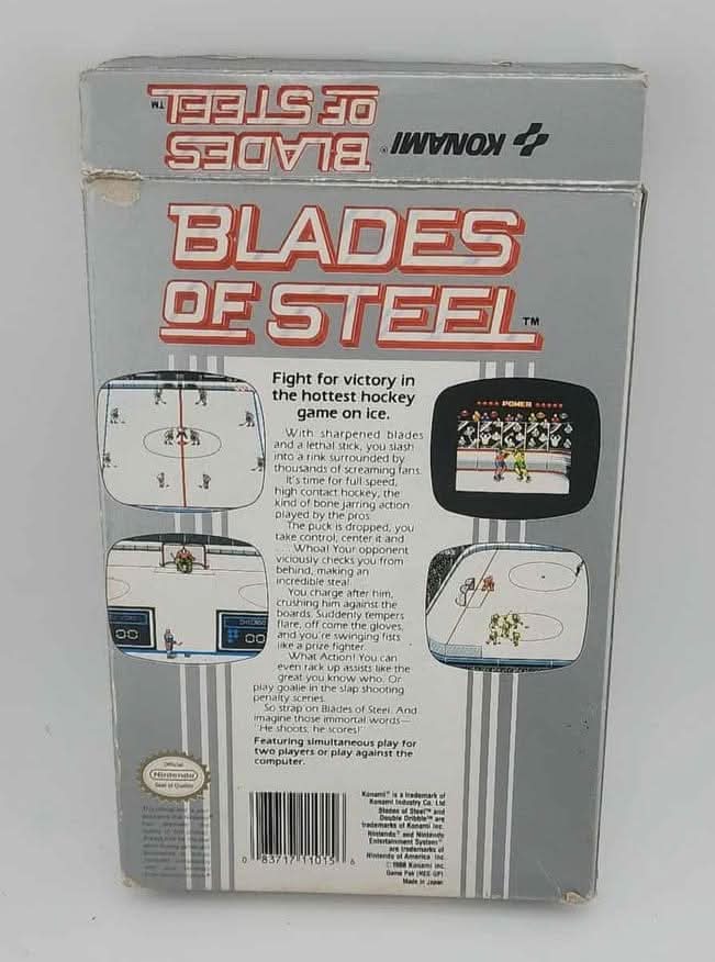 Blades of Steel En Boite Nintendo NES Konami