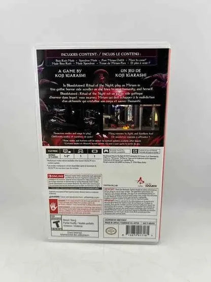 Bloodstained: Ritual of the Night Nintendo Switch