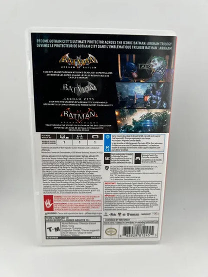 Batman: Arkham Trilogy Nintendo Switch