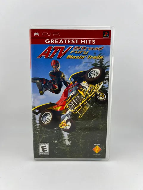ATV Offroad Fury Blazin Trails Greatest Hits Playstation Portable PSP