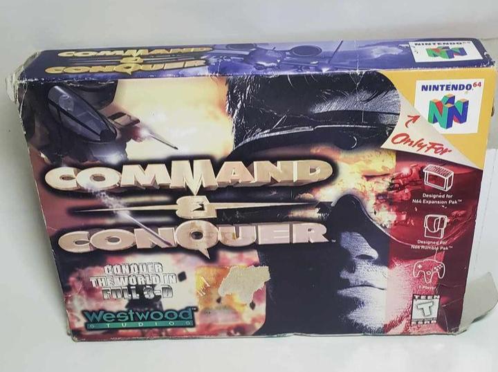 COMMAND AND CONQUER EN BOITE NINTENDO 64 N64 - jeux video game-x