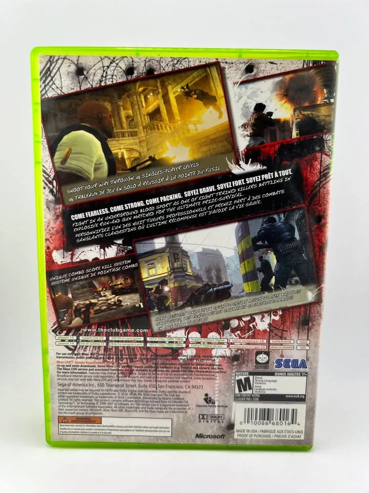 The Club Xbox 360 X360