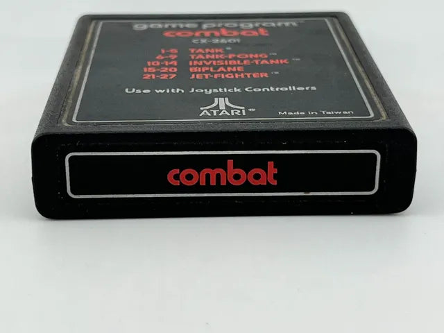Combat Text Label Atari 2600