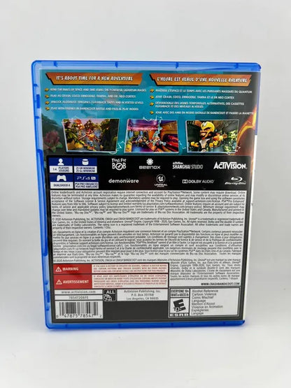 Crash Bandicoot 4: It's About Time Playstation 4 PS4