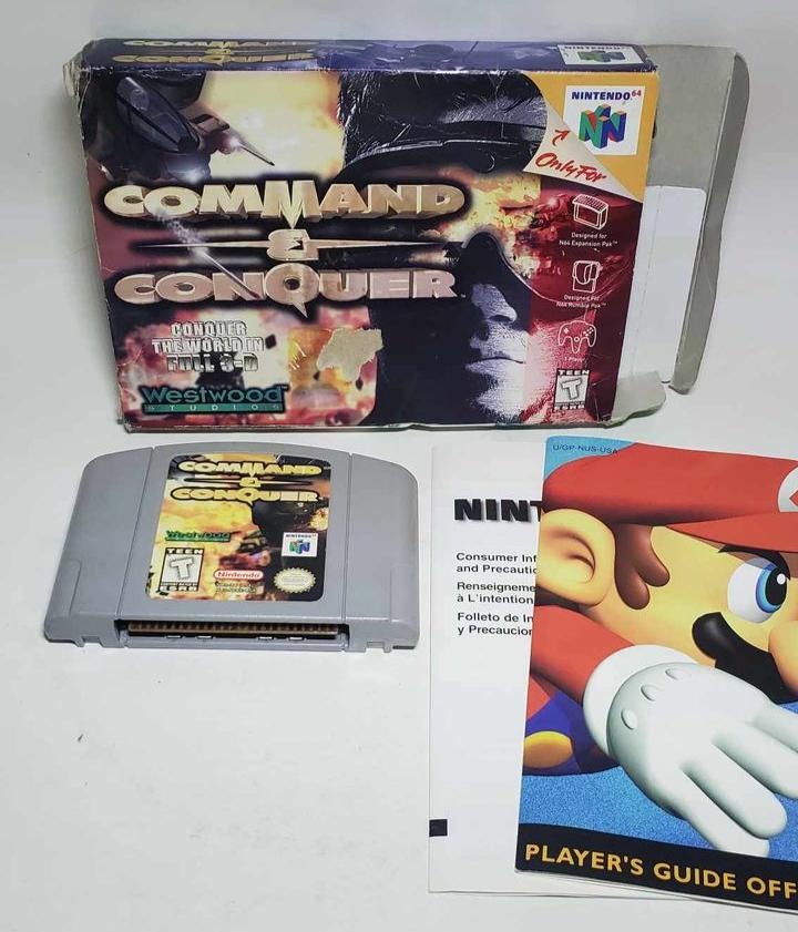 COMMAND AND CONQUER EN BOITE NINTENDO 64 N64 - jeux video game-x