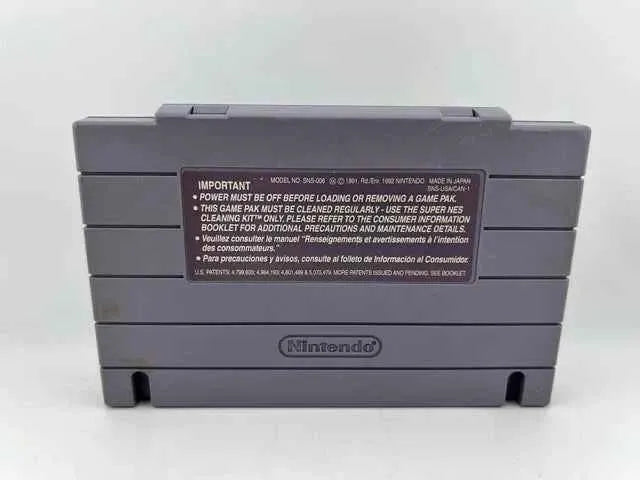 Troy Aikman NFL Football Super Nintendo SNES