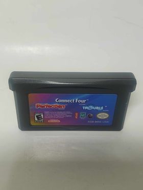 CONNECT FOUR TROUBLE PERFECTION GAME BOY ADVANCE GBA - jeux video game-x