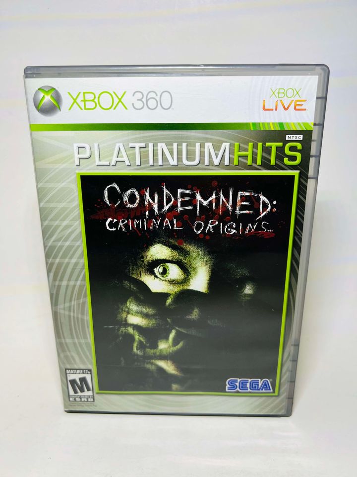 CONDEMNED CRIMINAL ORIGINS Platinum hits XBOX 360 X360 - jeux video game-x