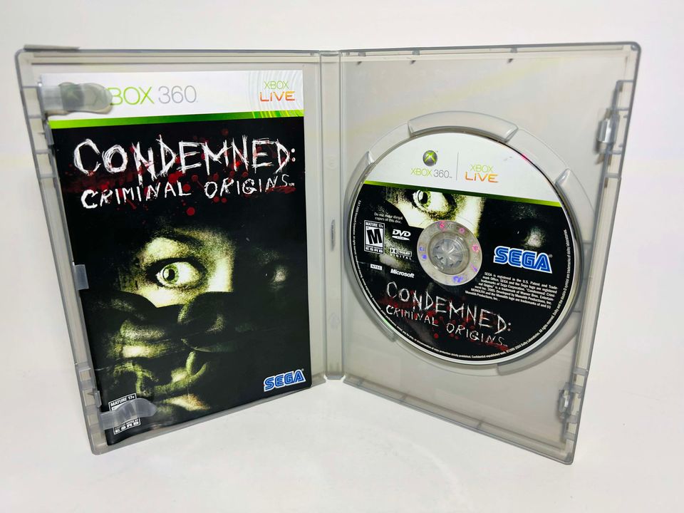 CONDEMNED CRIMINAL ORIGINS Platinum hits XBOX 360 X360 - jeux video game-x