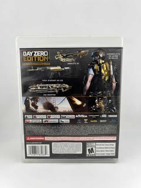 Call of Duty Advanced Warfare Day Zero Playstation 3 PS3