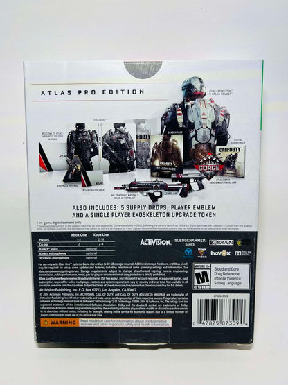 CALL OF DUTY ADVANCED WARFARE Atlas Pro Edition XBOX ONE XONE - jeux video game-x