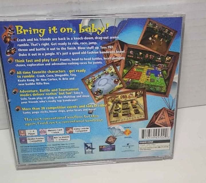 CRASH BASH (PLAYSTATION PS1) sony