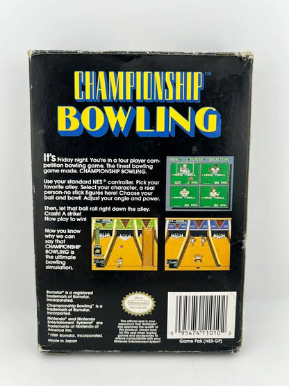 Championship Bowling Nintendo Nes