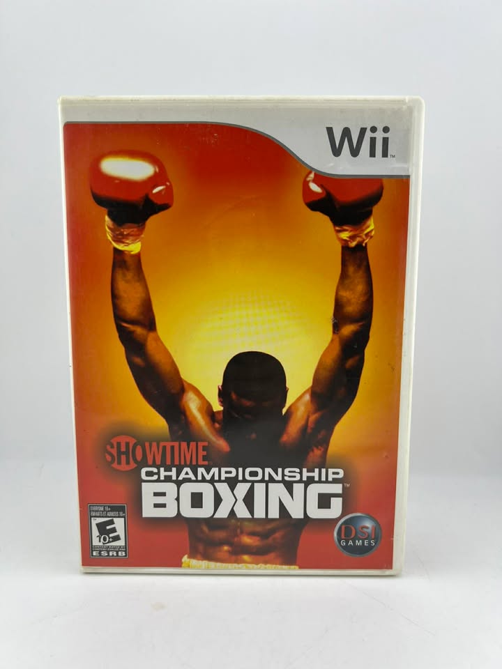 Showtime Championship Boxing Nintendo Wii